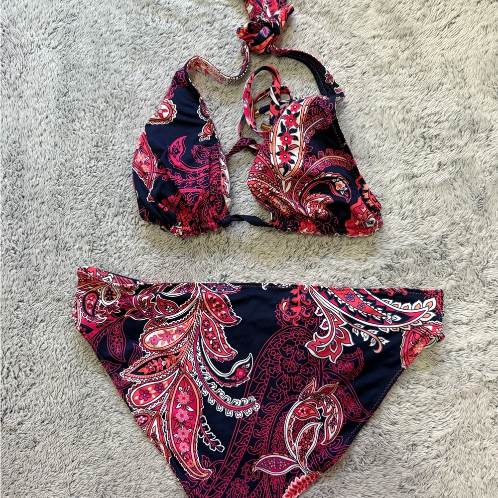 Paisley Halter Bikini Set - Picture 3 of 5